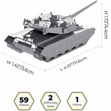 Конструктор METAL TIME Oplot T-84 ОПЛОТ (MT058)