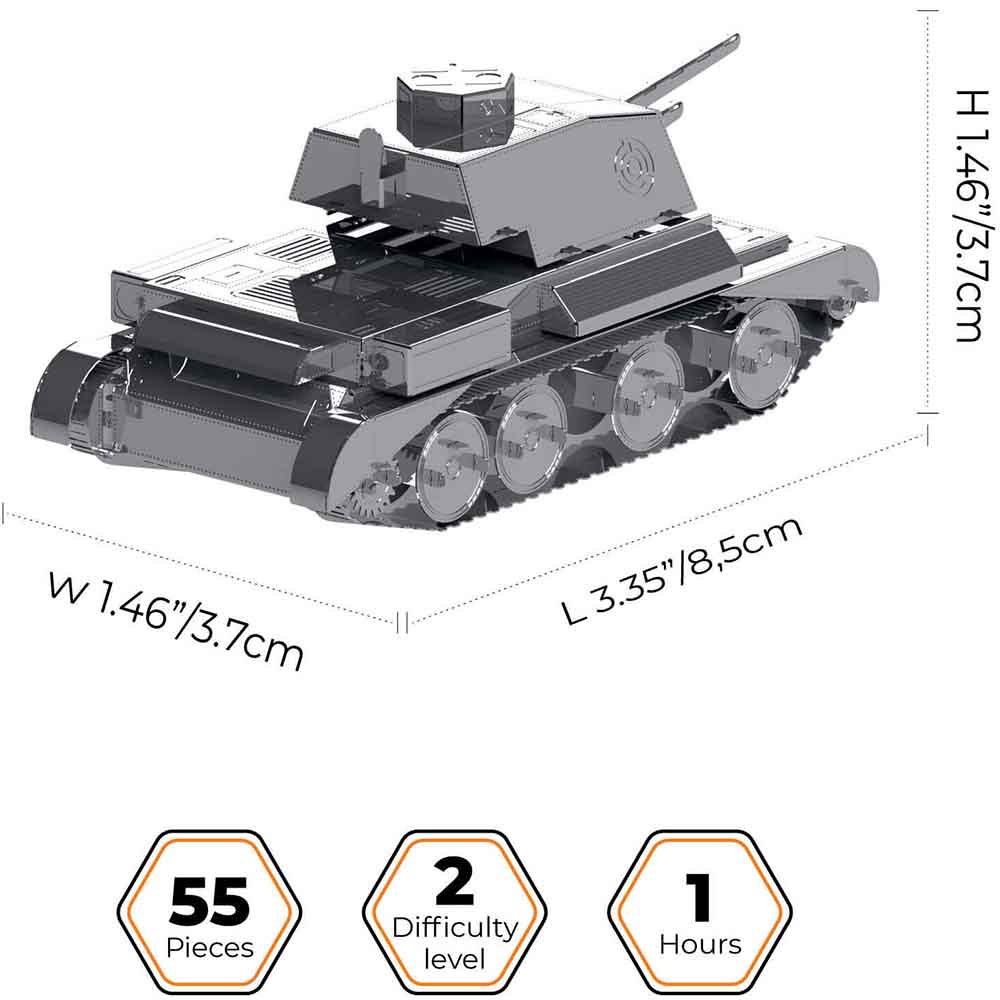 Конструктор METAL TIME Cruiser Mk III (MT064) Тип уникальные детали