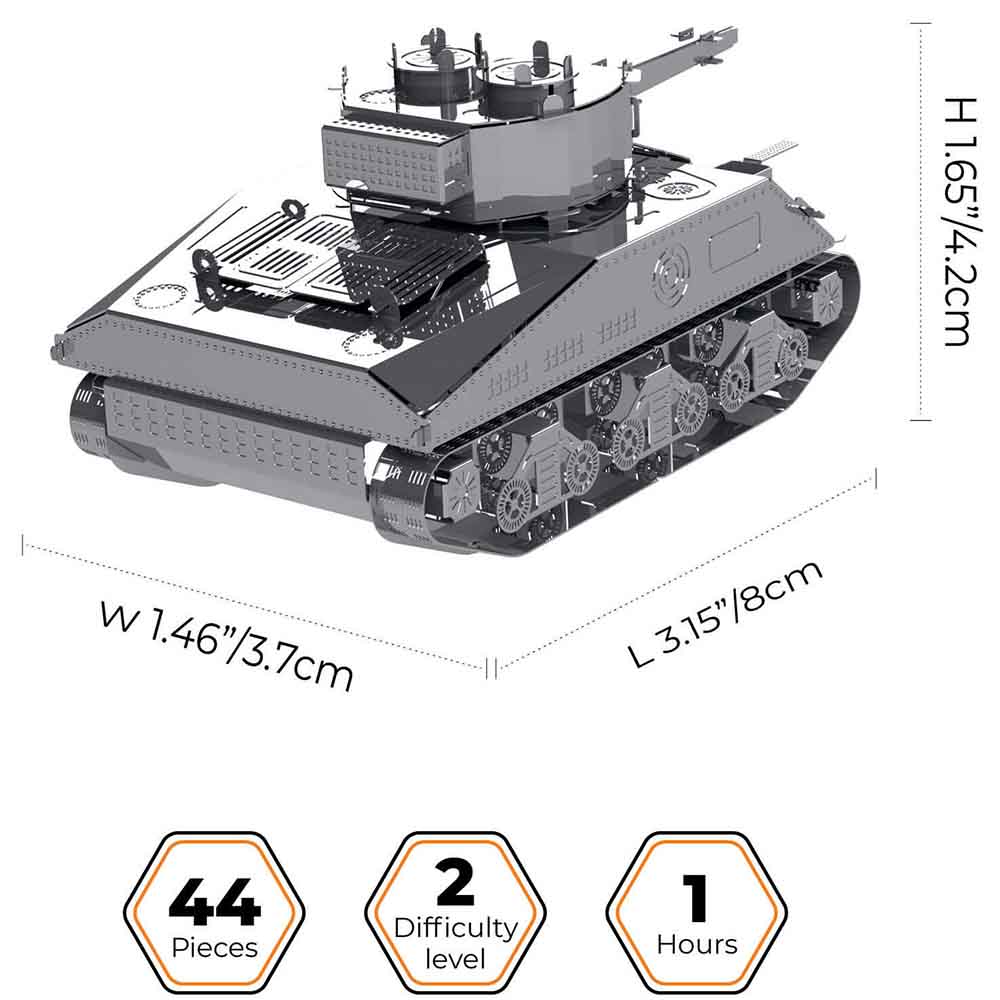 Конструктор METAL TIME M4 Sherman (MT070) Тип наборы моделирования