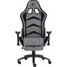 Крісло GT RACER X-2534-F Fabric Gray/Black Suede