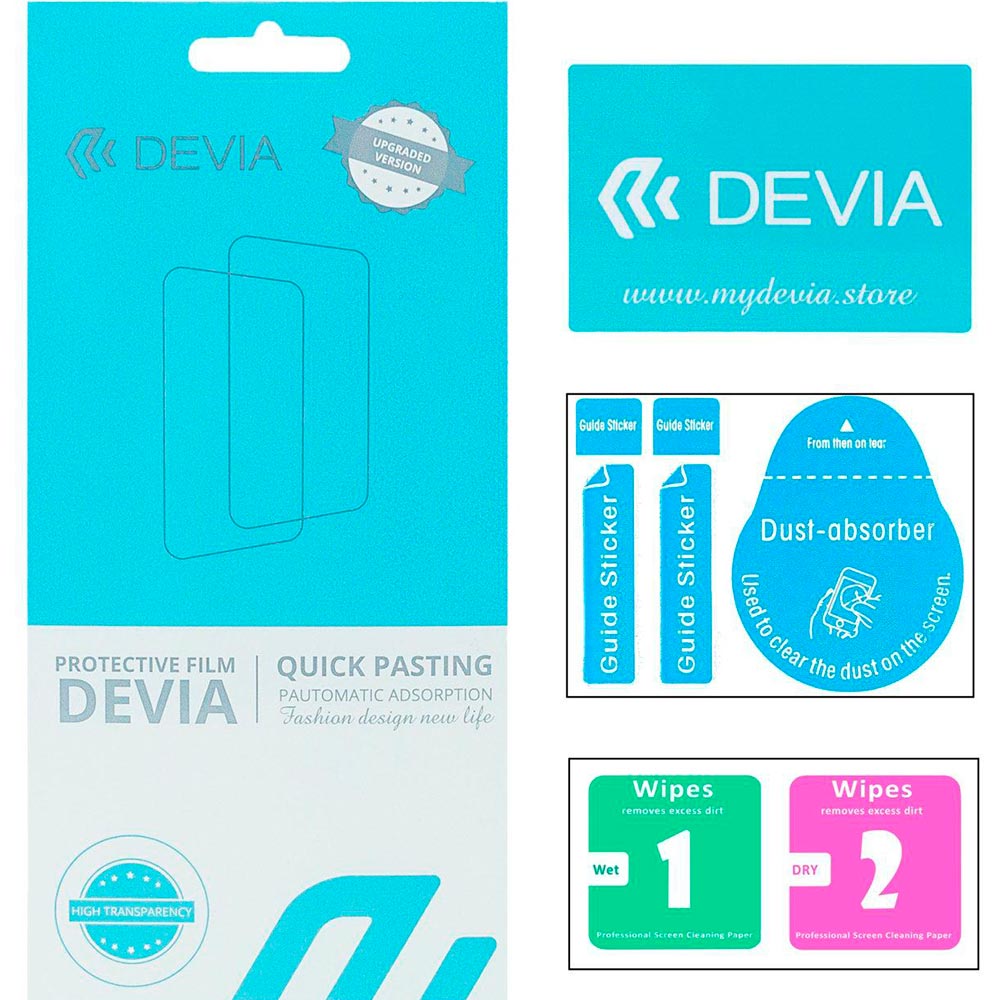 Захисна плівка DEVIA гідрогелева для Poco F4 GT (DV-PC-F4GT) Тип плівка