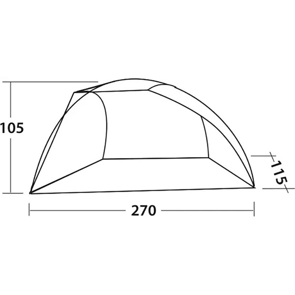 Намет EASY CAMP пляжний Beach Grey Sand (120429) Призначення намет