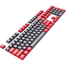 Набір кейкапів DARK PROJECT PBT KS-42 ENG/UA/RU Gray/Red