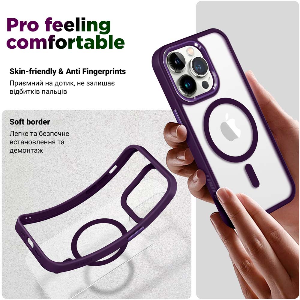 Чохол ArmorStandart Unit MagSafe для Apple iPhone 11 Purple (ARM68875) Сумісність за моделлю Apple iPhone 11
