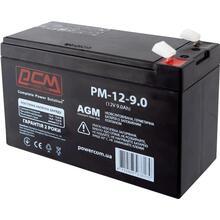 Аккумулятор POWERCOM 12v 9Ah AGM (PM-12-9)