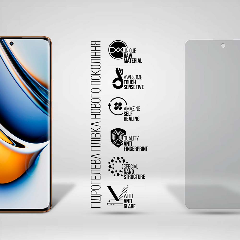 Защитная пленка ArmorStandart Matte для Realme 11 Pro гидрогелевая  (ARM69176) Совместимость по модели  Realme 11 Pro