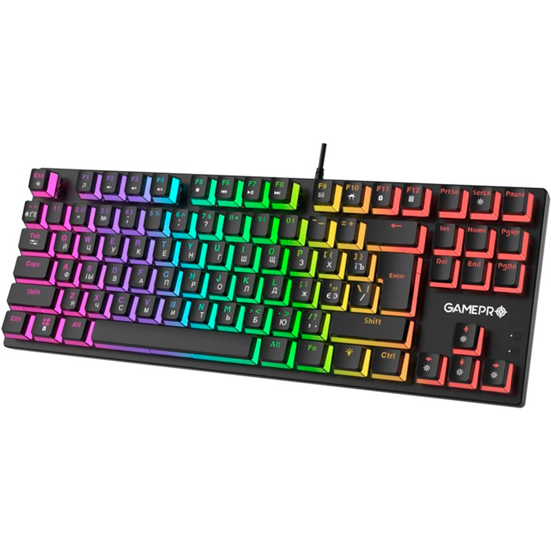 Клавиатура GAMEPRO MK80R Red Switch RGB (MK80R) Класс игровая