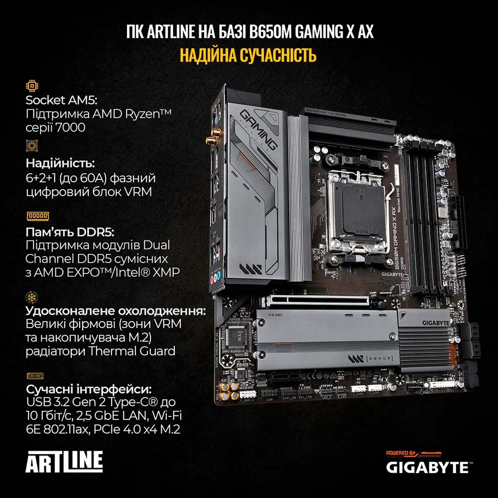 Компьютер ARTLINE Gaming X99WHITE (X99WHITEv08) Модель процессора 7900X