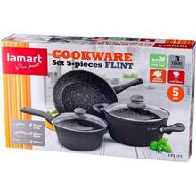 Набір посуду LAMART FLINT 5 пр. (LT1177)