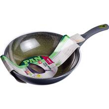 Сковорода Вок LAMART Olive 28 см Grey (LT1197)