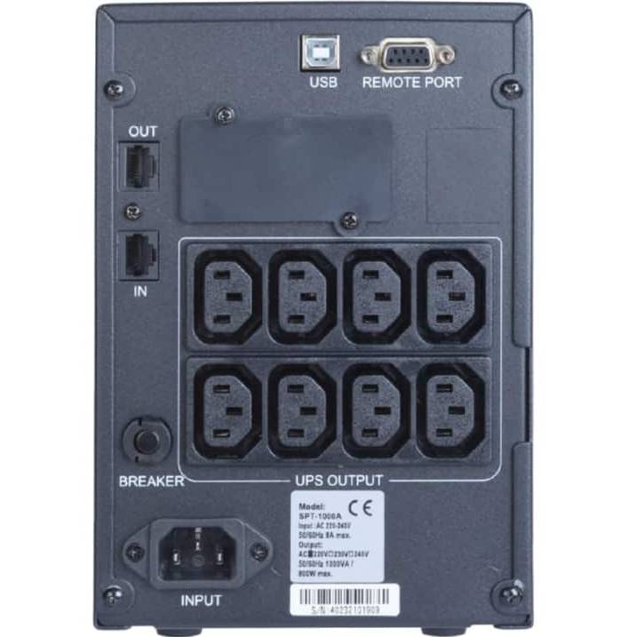 ИБП POWERCOM SPT-2000-II LCD 1600W IEC (SPT.2000.II.LCD) Тип линейно-интерактивный (line-interactive)