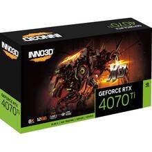 Видеокарта INNO3D RTX4070 TI X3 12GB 192bit 2310/21000MHz (N407T3-126X-186148N)