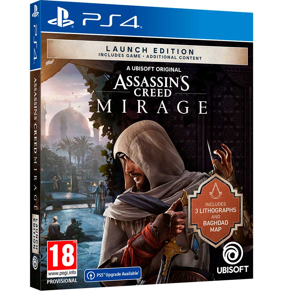 Гра Assassin's Creed Mirage Launch Edition для Sony PLAYSTATION 4 (PS4) Популярні серії Assassin's Creed