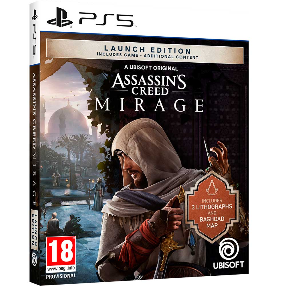 Игра Assassin's Creed Mirage Launch Edition для Sony PLAYSTATION 5 (PS5) Популярные серии Assassin's Creed