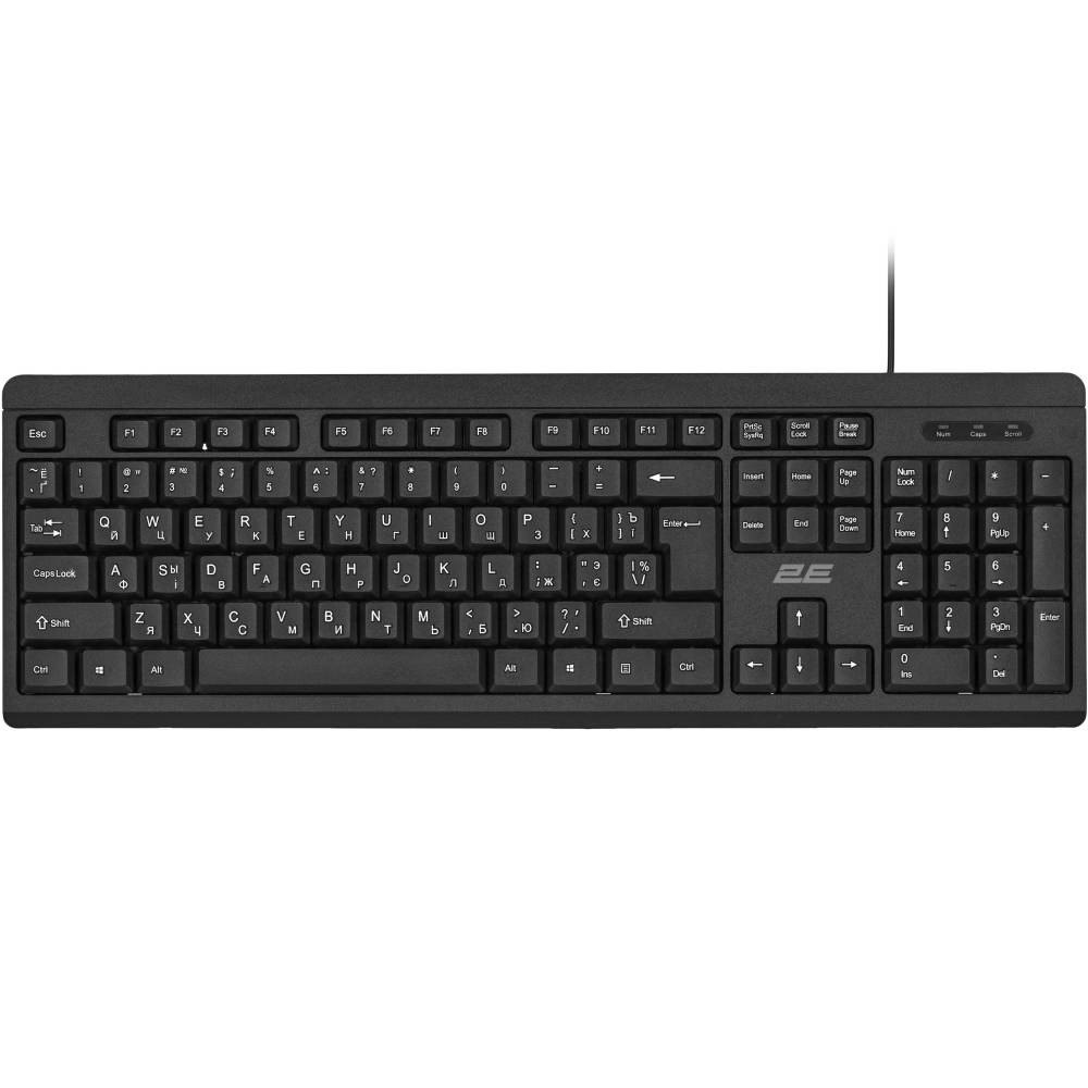 Фото Комплект 2E MK401 USB Black (2E-MK401UB)