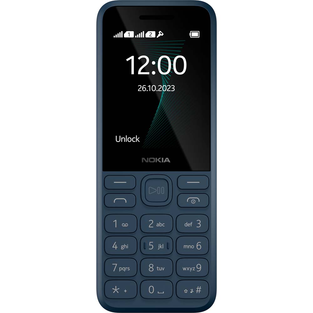 Мобильный телефон NOKIA 130 TA-1576 Dual SIM Dark Blue Диагональ дисплея 2.4