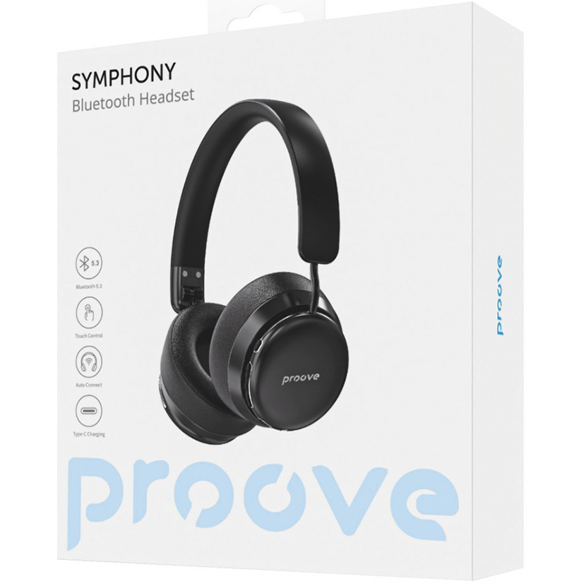 Гарнитура PROOVE Symphony black (48392) Вид гарнитура