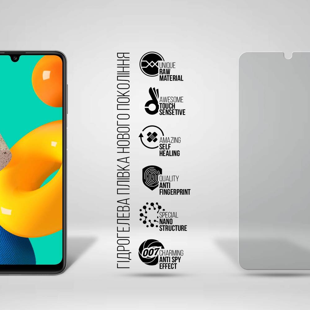 Захисна плівка ARMORSTANDART Anti-spy гідрогелева для Samsung M32 (M325) (ARM69757) Сумісність за моделлю Samsung Galaxy M32