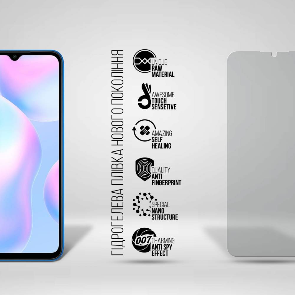 Захисна плівка ARMORSTANDART Anti-spy гідрогелева для Xiaomi Redmi 9A (ARM70131) Сумісність за моделлю Xiaomi Redmi 9A