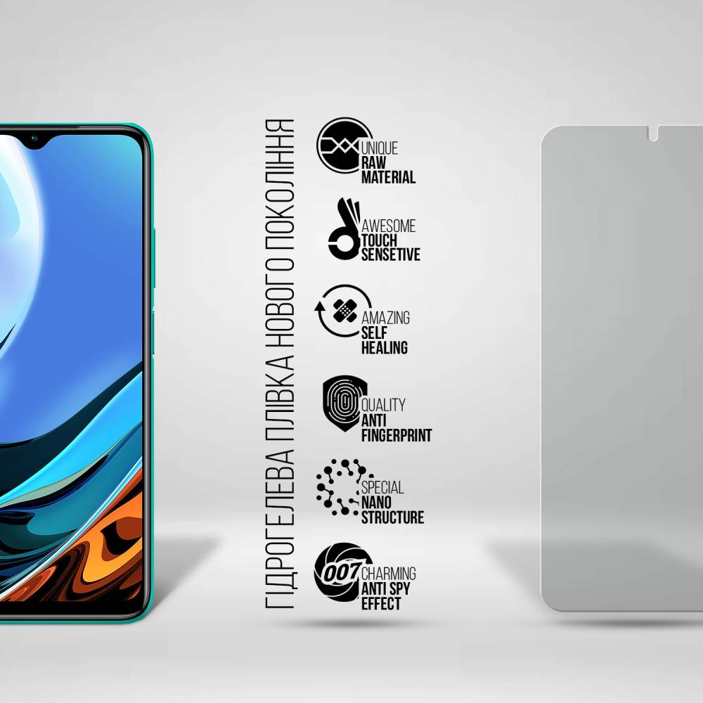 Захисна плівка ARMORSTANDART Anti-spy гідрогелева для Xiaomi Redmi 9T (ARM70133) Сумісність за моделлю Xiaomi Redmi 9T