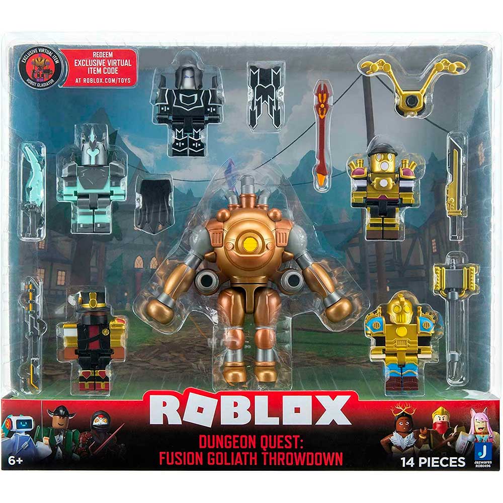 Ігровий набір Roblox Jazwares Environmental Set Dungeon Quest: Fusion Goliath Throwdown W10 (ROB0496)