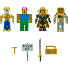 Ігровий набір ROBLOX Four Figure Pack Icons 15th Anniversary Gold Collector's Set (ROB0527)