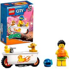 Конструктор LEGO City Каскадерский мотоцикл для игры в ванной 14 деталей (60333)