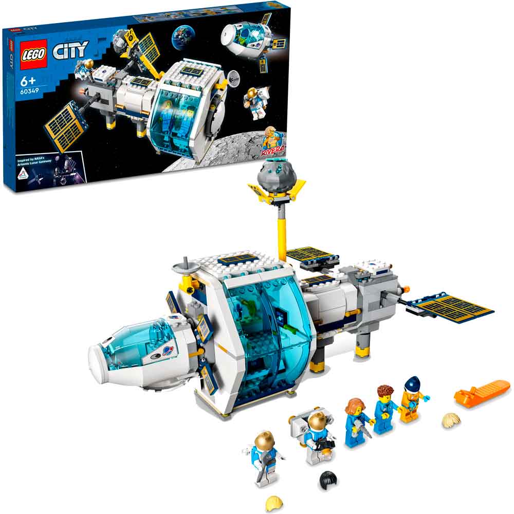 Конструктор LEGO City Space Місячна космічна станція 500 деталей (60349) Тип класичний