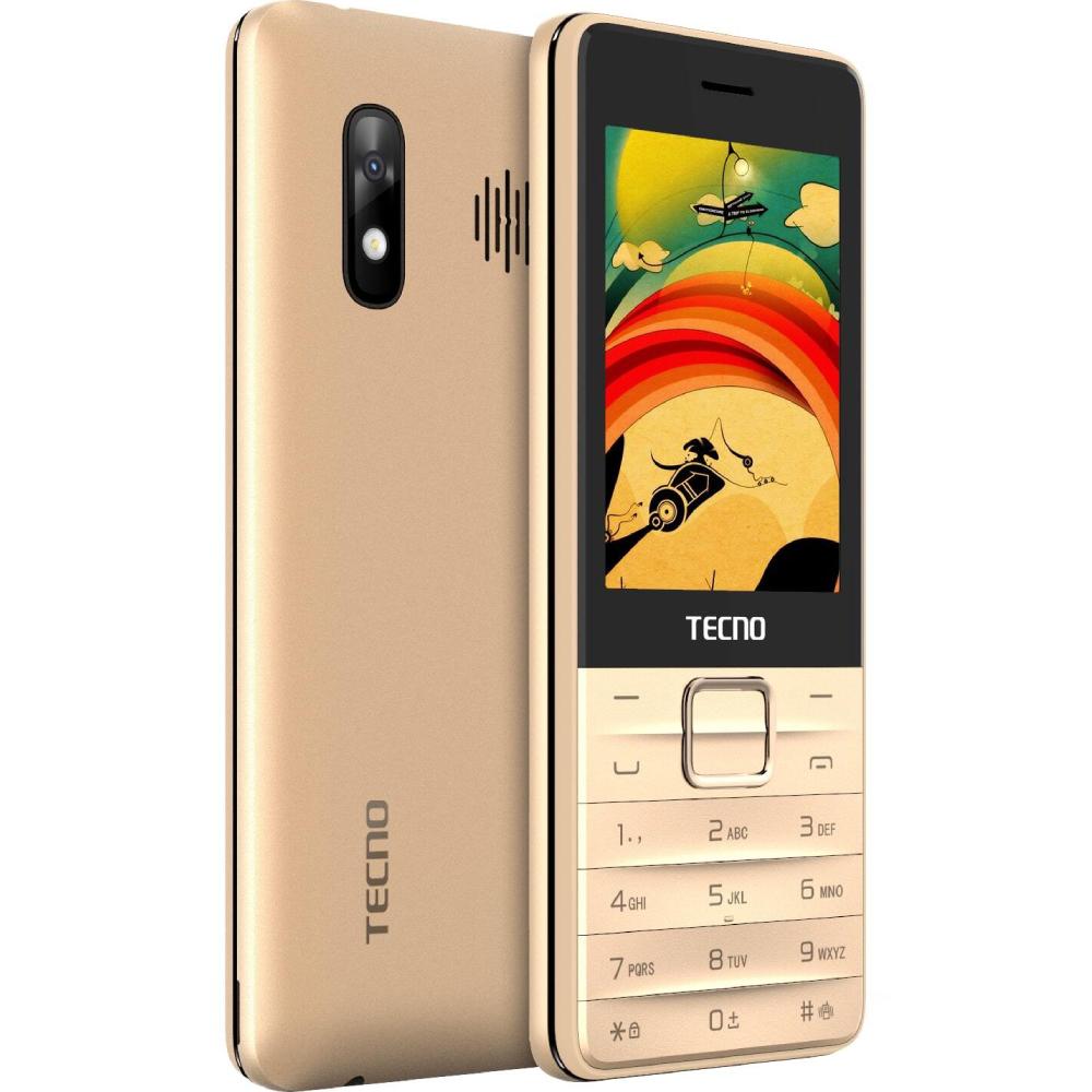 Мобильный телефон TECNO T454 Dual SIM Champagne Gold (4895180745980) Аккумулятор 1500