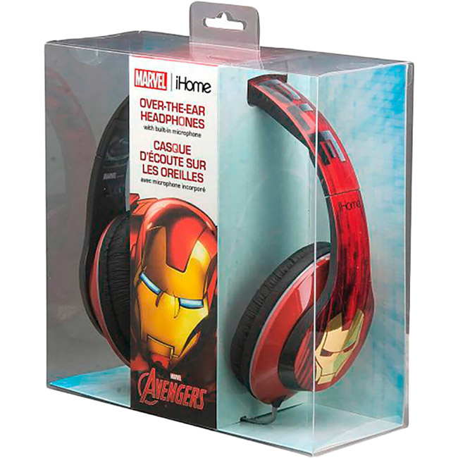 Гарнітура eKids iHome MARVEL IronMan Mic (VI-M40IM.FXV2) Конструкція накладні (накладаються на вухо)