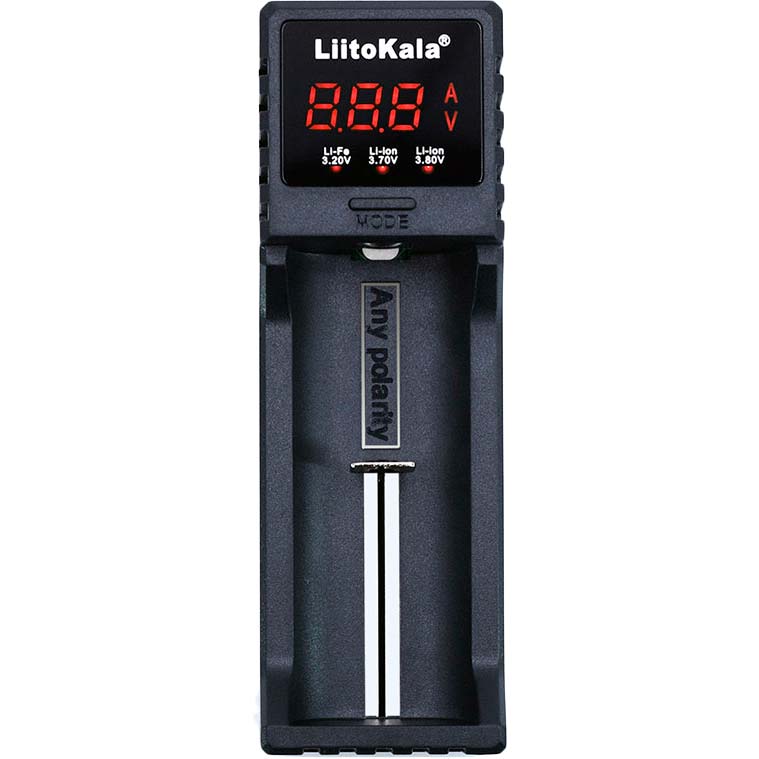 Зарядное устройство LIITOKALA Lii-S1 Дополнительно тип заряжаемых аккумуляторов: Ni-Mh/Ni-Cd: AAA, AA, C (R14), SC; Li-Ion/LiFePO4: 18650, 14500, 18490, 18350, 17670, 17500, 16340 (rcr123a), 10440, 26650, 22650, 26500, 20700, 21700 и др.