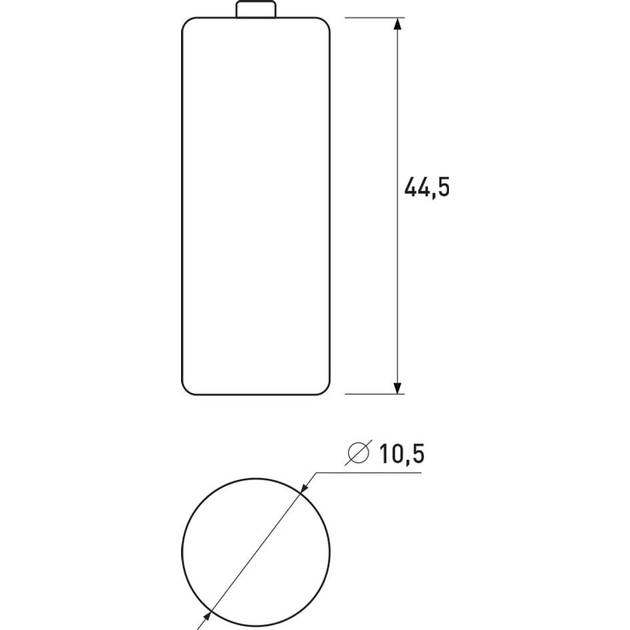 Батарейки EUROELECTRIC AAA 4 шт (BL-AAA-EE(4)PE) Электрохимическая система щелочная (L)