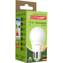 Светодиодная лампа EUROLAM LED А50 7W E27 3000K (LED-A50-07273(P))
