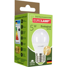 Светодиодная лампа EUROLAMP G45 5W E27 3000K (LED-G45-05273(P))