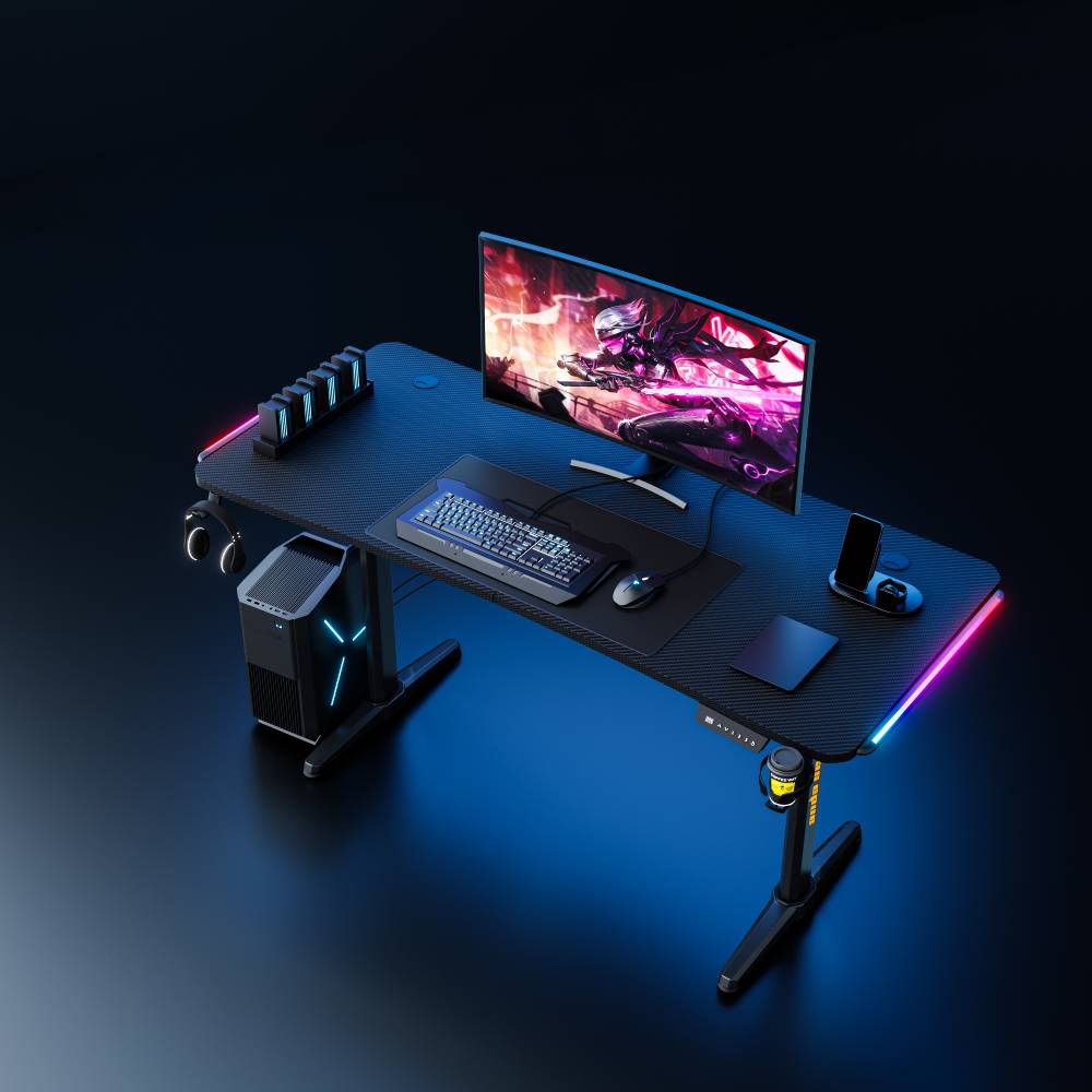 Покупка Комп'ютерний стіл ANDA SEAT Terminator RGB Black (AD-D-DD1-1600L-01-B)