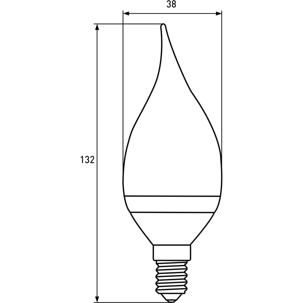 Лампа светодиодная EUROELECTRIC CW 6W E14 4000K (LED-CW-06144(EE) Тип светодиодная (LED)