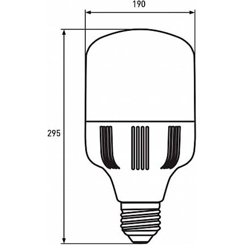 Светодиодная лампа Eurolamp LED E40 100W 130 pcs СW HP (LED-HP-100406) Тип светодиодная (LED)