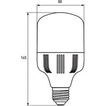 Світлодіодна лампа Euroelectric LED Plastic 20W E27 4000K (LED-HP-20274(P))