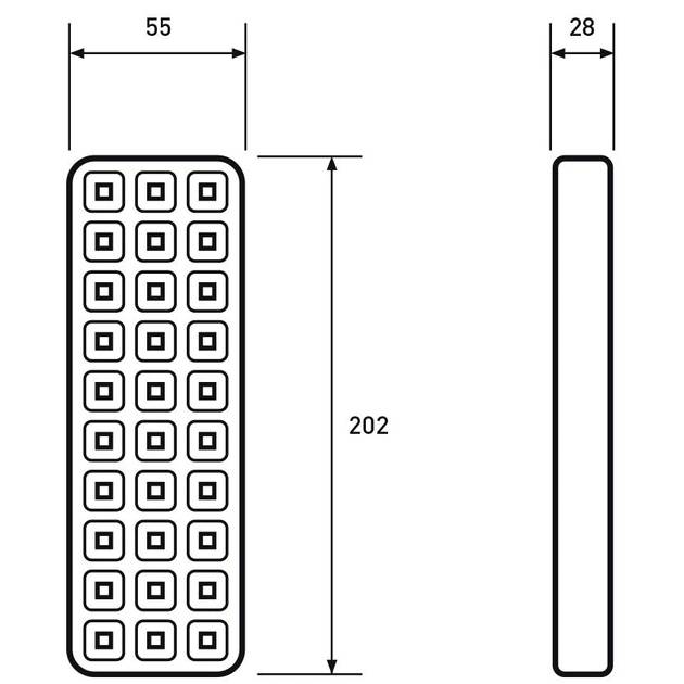 Світильник EUROLAM 30 SMD (EM-30SMD/2W) Тип вимикача на пристрої