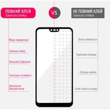 Защитное стекло COLORWAY 9H FC Glue для Oppo A78 Black (CW-GSFGOA78-BK)