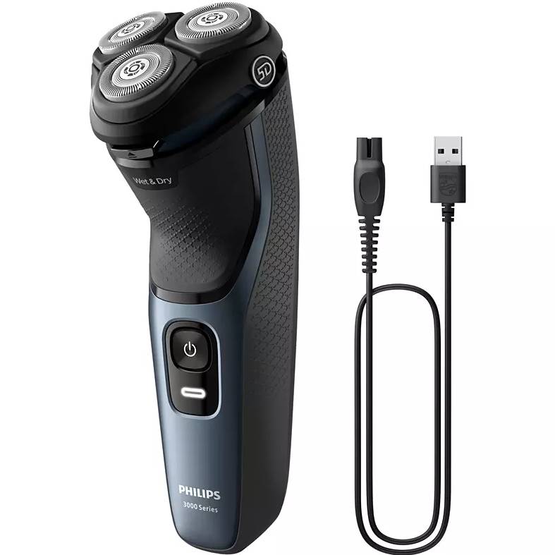 Электробритва PHILIPS series 3000 S3144/00 Способ бритья сухое и влажное