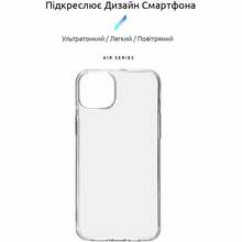 Чохол ArmorStandart Air Series для Apple iPhone 15 Plus Transparent (ARM68234)