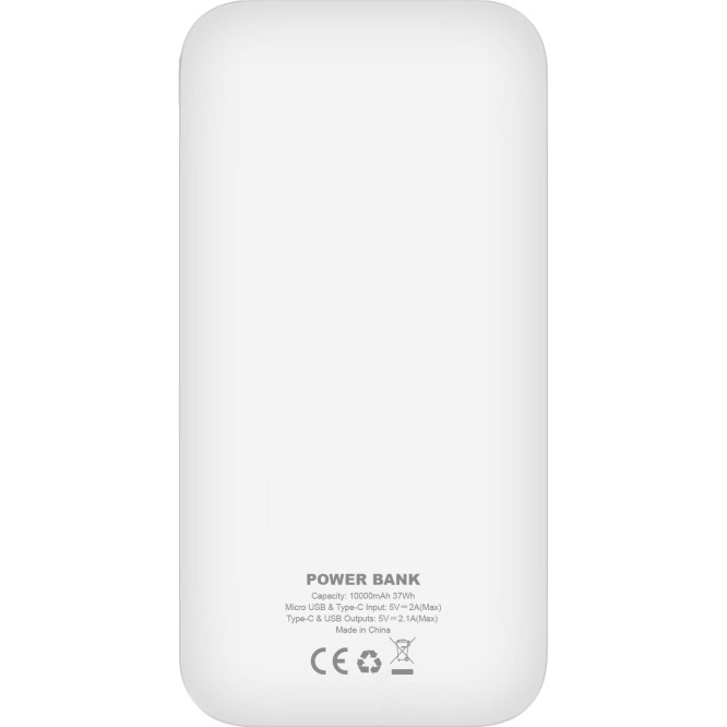 Powerbank BERGAMO Energy 10000 mAh White (111BP-08) Торговая марка BERGAMO