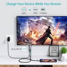 Кабель CHOETECH USB-C - HDMI XCH-M180GY