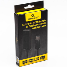 Конвертер CABLEXPERT HDMI - DisplayPort A-HDMIF30-DPM-01