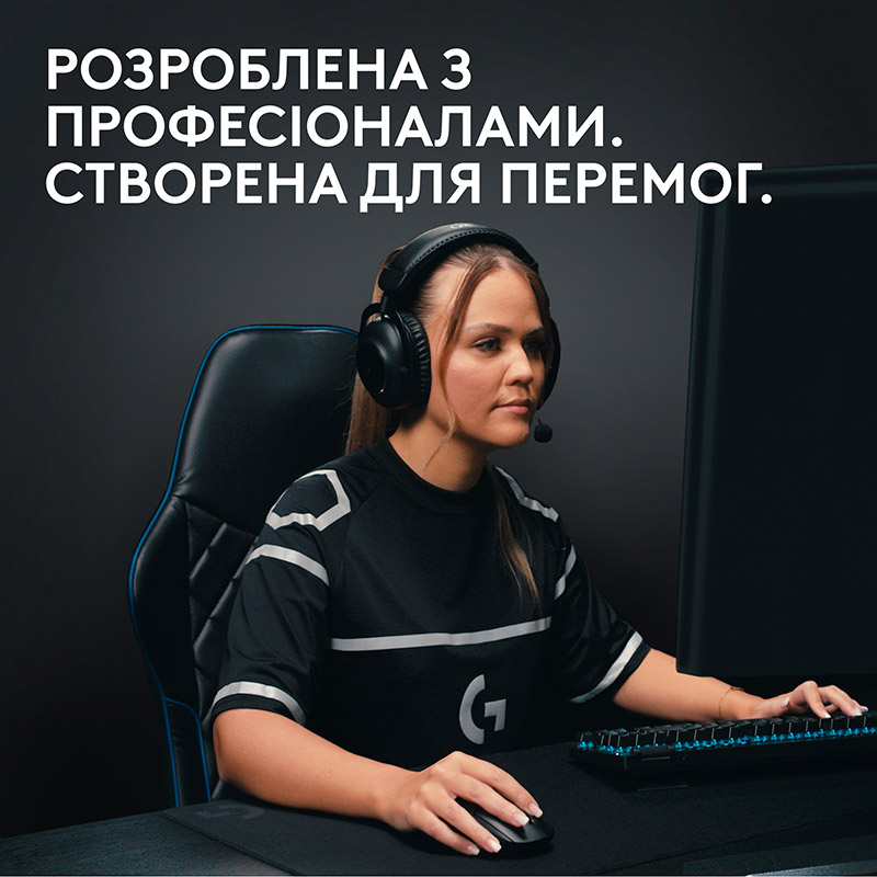 Миша LOGITECH G Pro X Superlight 2 Lightspeed White (L910-006638) Комплектація USB LIGHTSPEED адаптер, USB A-USB C зарядний кабель, подовжувач адаптера