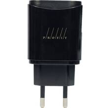 Сетевое зарядное устройство PROFIT ES-D92 QC3.0 USB-A - Lightning 1 м Black (01000009000111005515)