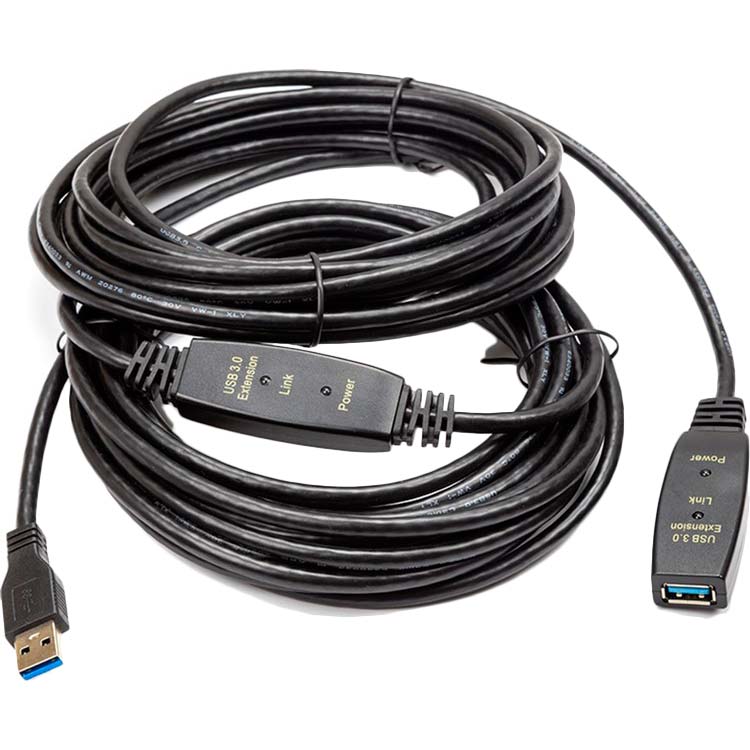 Активный удлинитель PowerPlant USB 3.0 AM - AF 10 м (CA912858) Вид удлинитель
