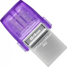 Флеш-драйв KINGSTON DT Duo 3C 64GB Dual USB-A - USB-C (DTDUO3CG3/64GB)