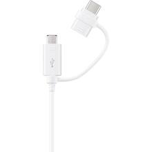 Кабель Samsung Combo USB Type-A – microUSB + USB Type-C 1.5 м White (EP-DG930DWEGRU)